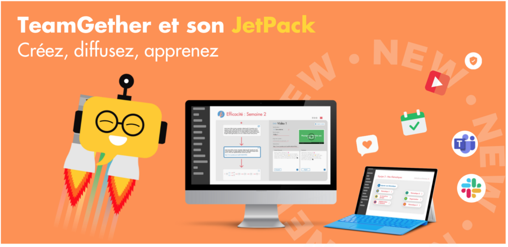 Se former en digital sur Teams et Slack